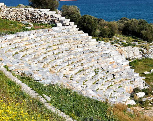 Ancient theater at Thorikos